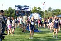 Cheerleaders, Bootleggers, Fans and Media ready for the entrance of the Marlow Outlaws into Outlaw Stadium, Friday, Sept. 1, 2023, for the home season opener.
Photo by Toni Hopper/The Marlow Review