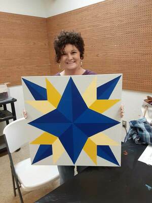 Sunshine OHCE members enjoyed a two-day barn quilt workshop at the Stephens County Fair &amp; Expo Center, with some out-of-state and international visitors participating. Among them, Shelia Houston from Australia, along with her friend, Sandy Sullivan, from Arkansas, and Sandy’s niece, Rhonda Hupman, from Wichita, KS. Houston was in the area to visit her father. Photos submitted by Linda Heilman with OHCE
