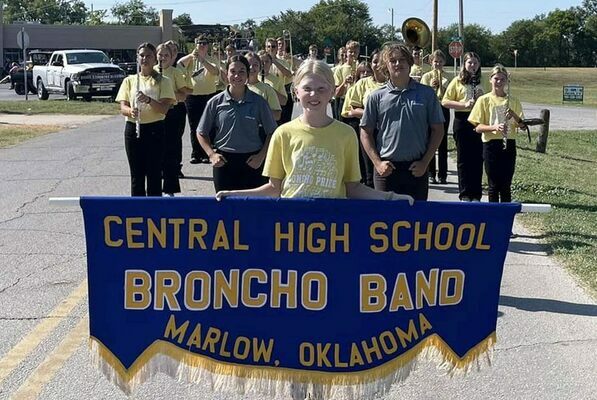 Central High band participated in a marching contest at the Oklahoma State Fair Band Day contest, earning third place in both Parade Marching and Field Show.
