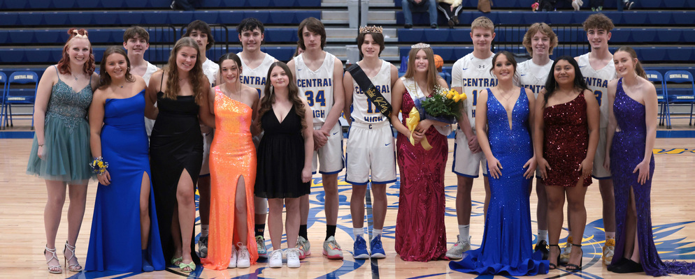 Central High Bronchos celebrated their basketball winter homecoming at Friday's game. Photo by K Kay Alsobrook
