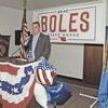 OFF AND RUNNING: Brad Boles of Marlow talks to supporters at Boles’ campaign kickoff for the State Rep. District 51 seat on Tuesday. Primary elections will be Jan. 9, 2018 with the general election on March 6, 2018.
